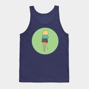 Triple Scooop Tank Top